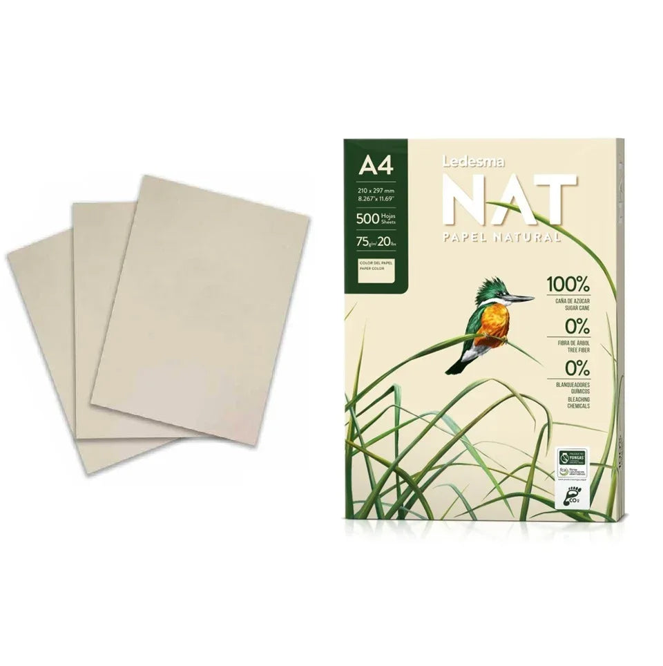 Papel Ledesma A4 NAT 75 gr. - Tecatech-uy