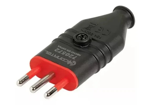 Ficha 3L de goma con tierra negra Conatel - Tecatech-uy