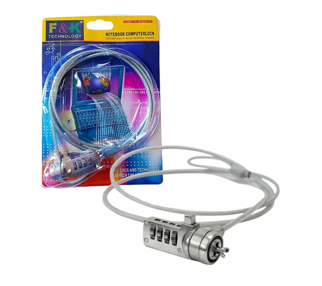 Cable de seguridad para notebook c/ contraseña - Tecatech-uy