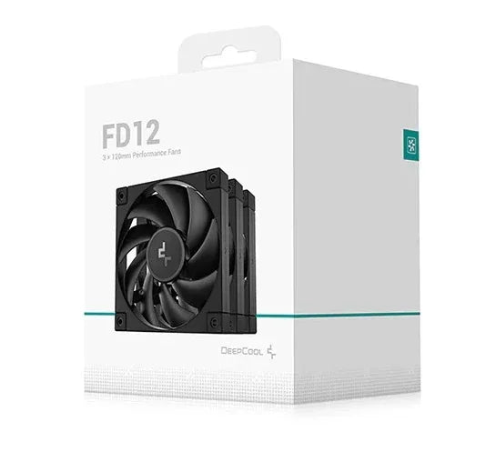 Fans Deepcool FD12 Negros 3 en 1 - Tecatech-uy