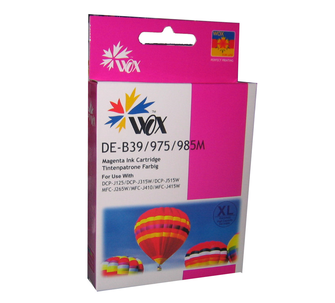 Cartucho brother dcp-125 magenta lc985m