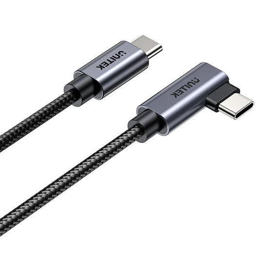 Cable Unitek USB-C a USB-C 90 grados PD 100w 3m