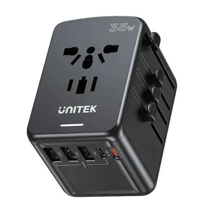 Cargador / Adaptador Universal Unitek 35W - Tecatech-uy