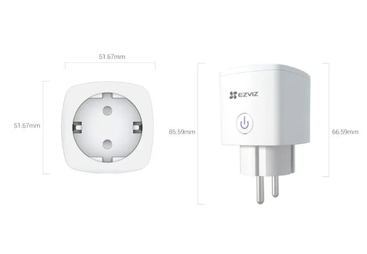 Enchufe inteligente Ezviz CS-T30-10B-EU - Tecatech-uy