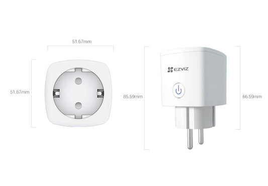 Enchufe inteligente Ezviz CS-T30-10B-EU