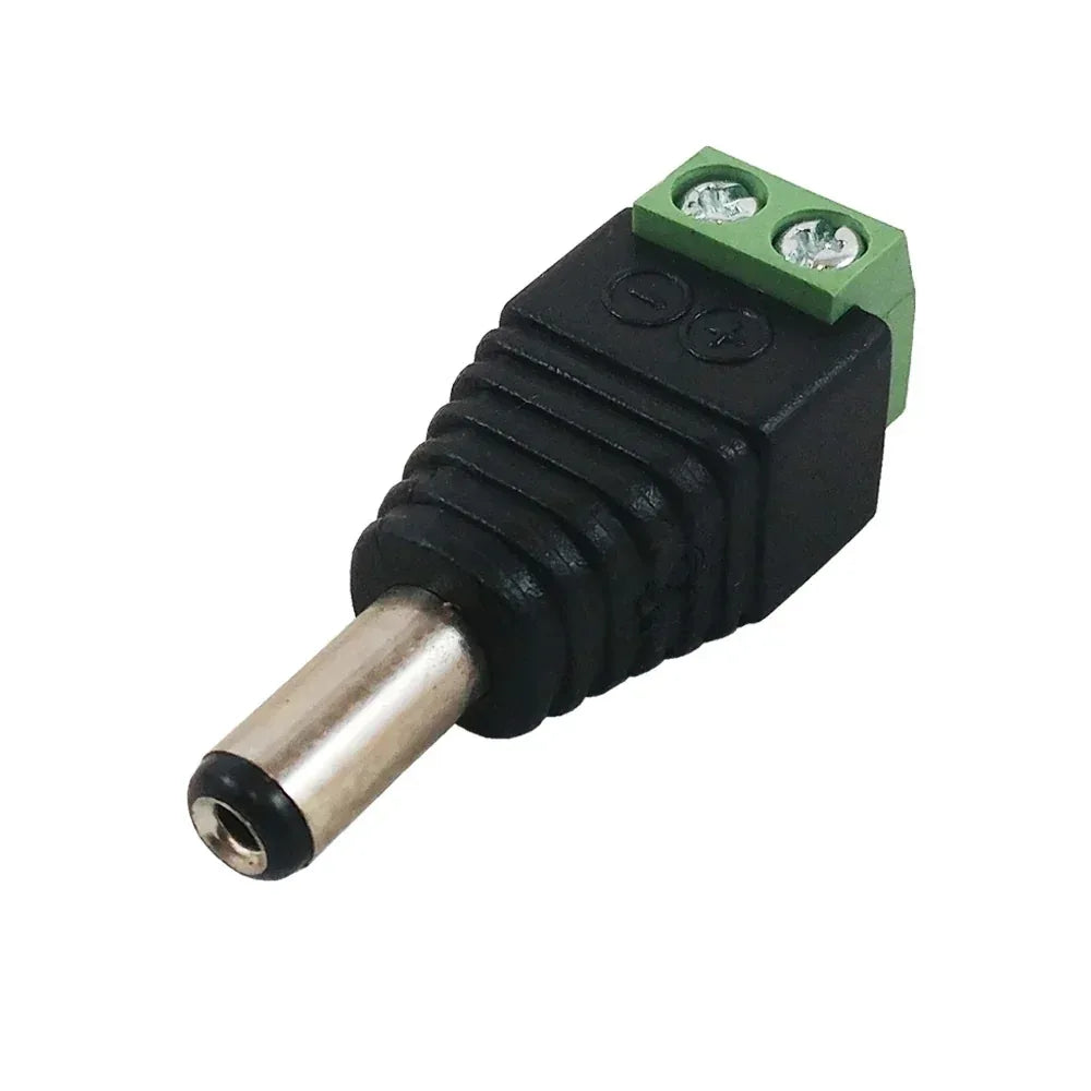 Conector NRG+ 12v 2.1mm macho para CCTV - Tecatech-uy