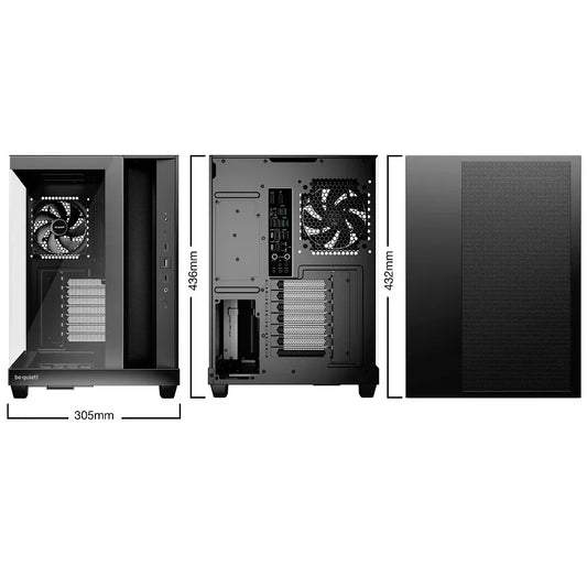 Gabinete be quiet! Light Base 500 - Tecatech-uy