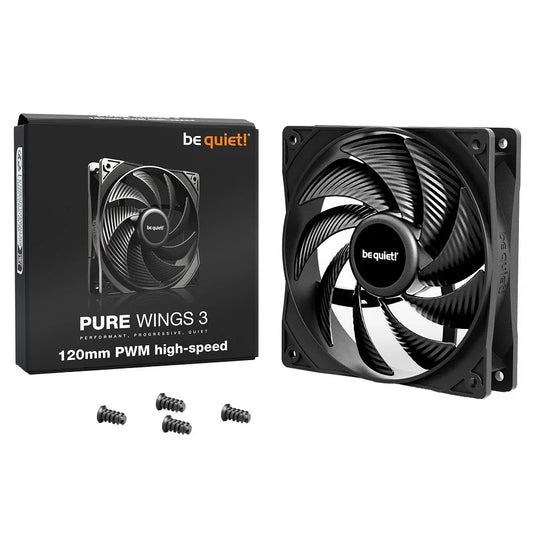 Fan be quiet! Pure Wings 3 120mm PWM HS - Tecatech-uy