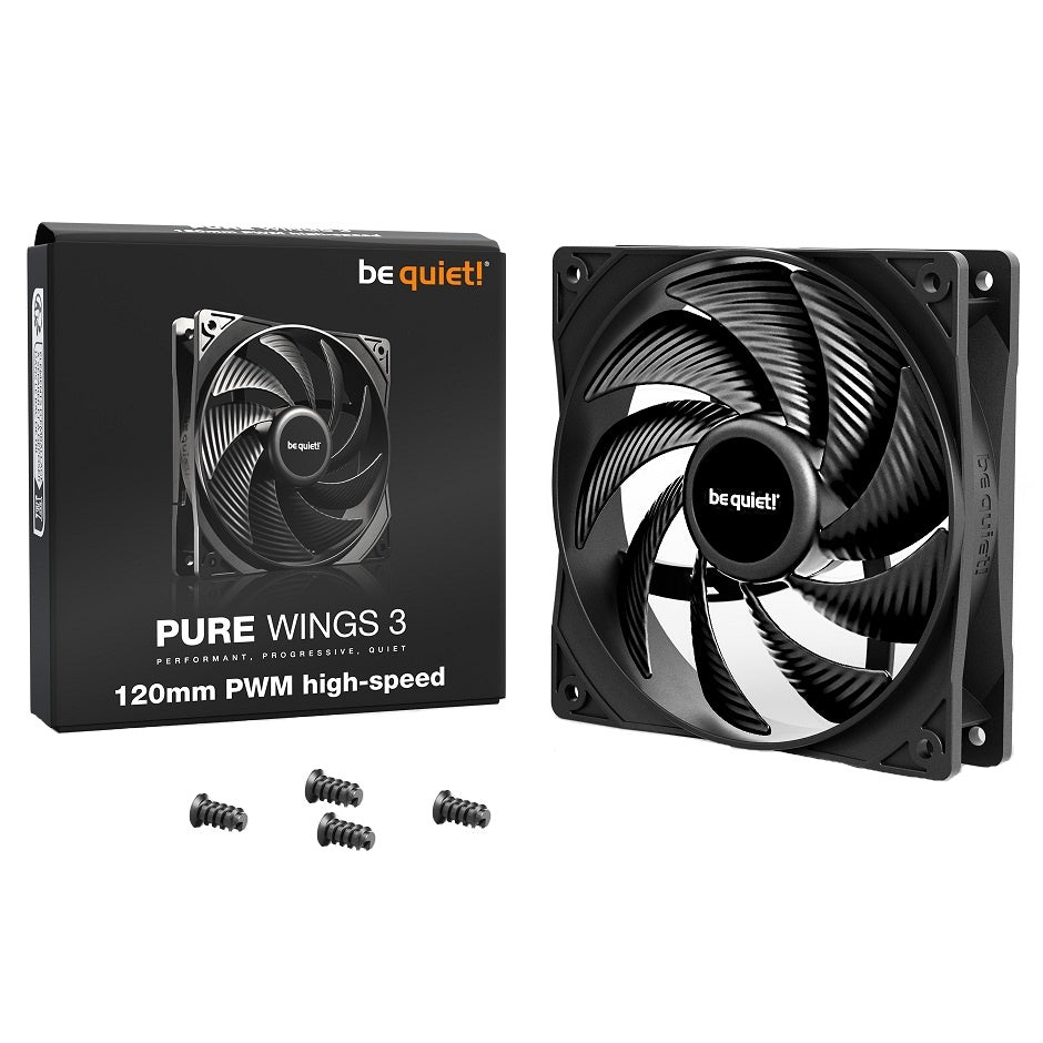 Fan be quiet! Pure Wings 3 120mm PWM HS - Tecatech-uy