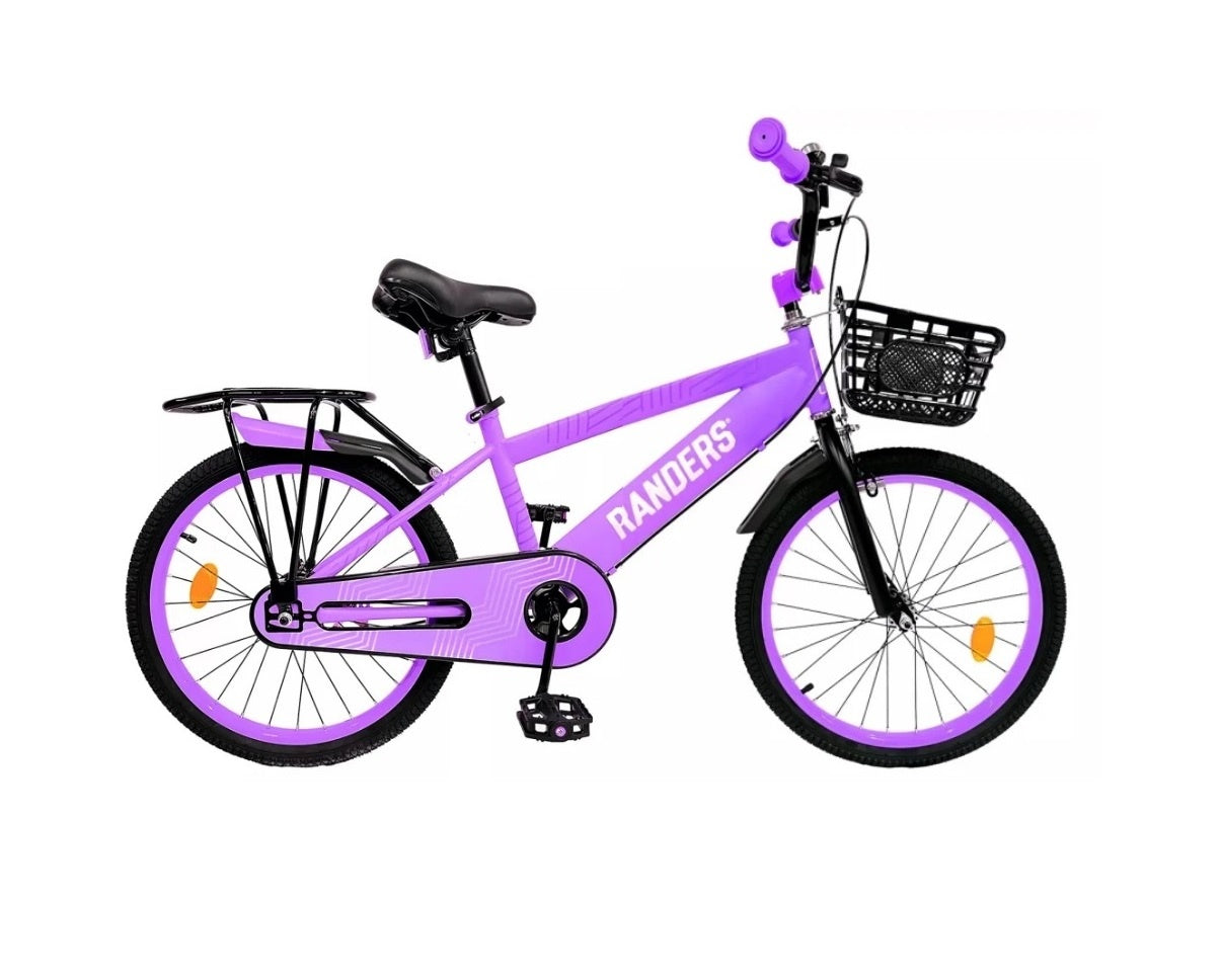 Bicicleta Randers Rodado 20 con parrilla y canasto