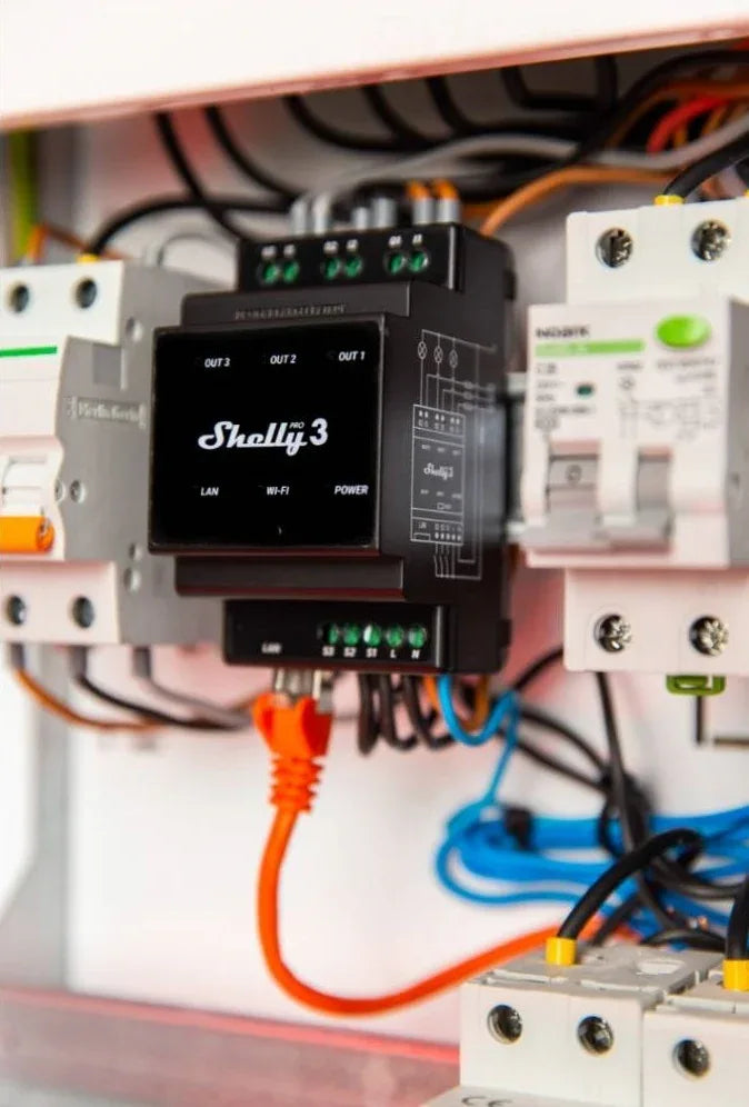 Rele Shelly Pro 3 Wi-fi DIN Triple - Tecatech-uy