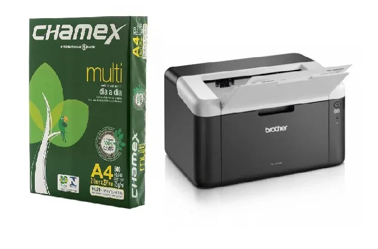 Impresora Brother Laser HL-1212W + resma A4 - Tecatech-uy