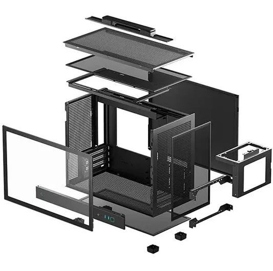 Gabinete Deepcool CH160 Plus - Tecatech-uy