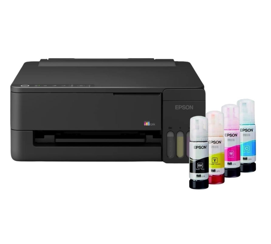 Impresora Multifunción Epson EcoTank L3350 Wi-Fi + 4 Botellas de Tinta Extra