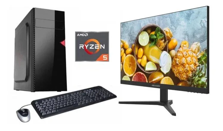 Combo equipo AMD Ryzen 5 + Monitor 24 nuevos! - Tecatech-uy