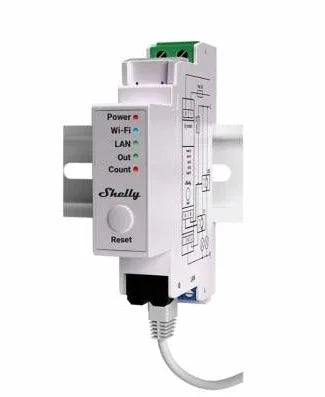 Medidor monofasico Shelly Pro EM-50 PM Wi-fi DIN - Tecatech-uy
