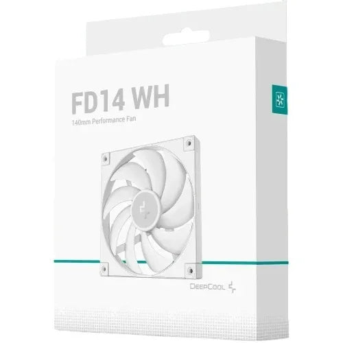 Fan DeepCool FD14 blanco - Tecatech-uy