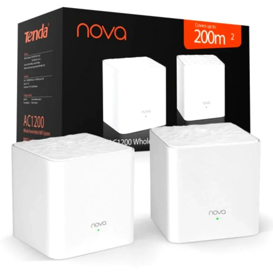 Router Tenda Wifi Mesh MW3 (2 pack) - Tecatech-uy