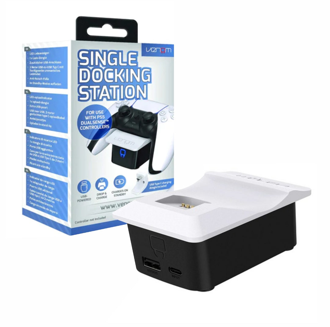 Cargador Venom para Control PS5 blanco - Tecatech-uy