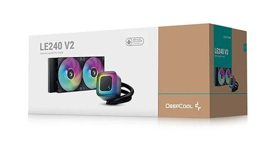 Cooler liquido DeepCool LE240 V2 ARGB Negro - Tecatech-uy