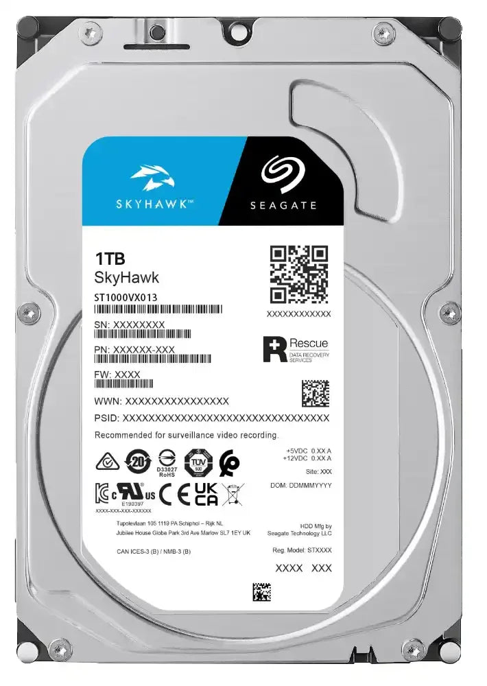 Disco Seagate 1TB SkyHawk surveillance - Tecatech-uy
