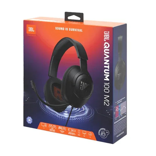 Audifono JBL Quantum 100M2 negro gamer - Tecatech-uy