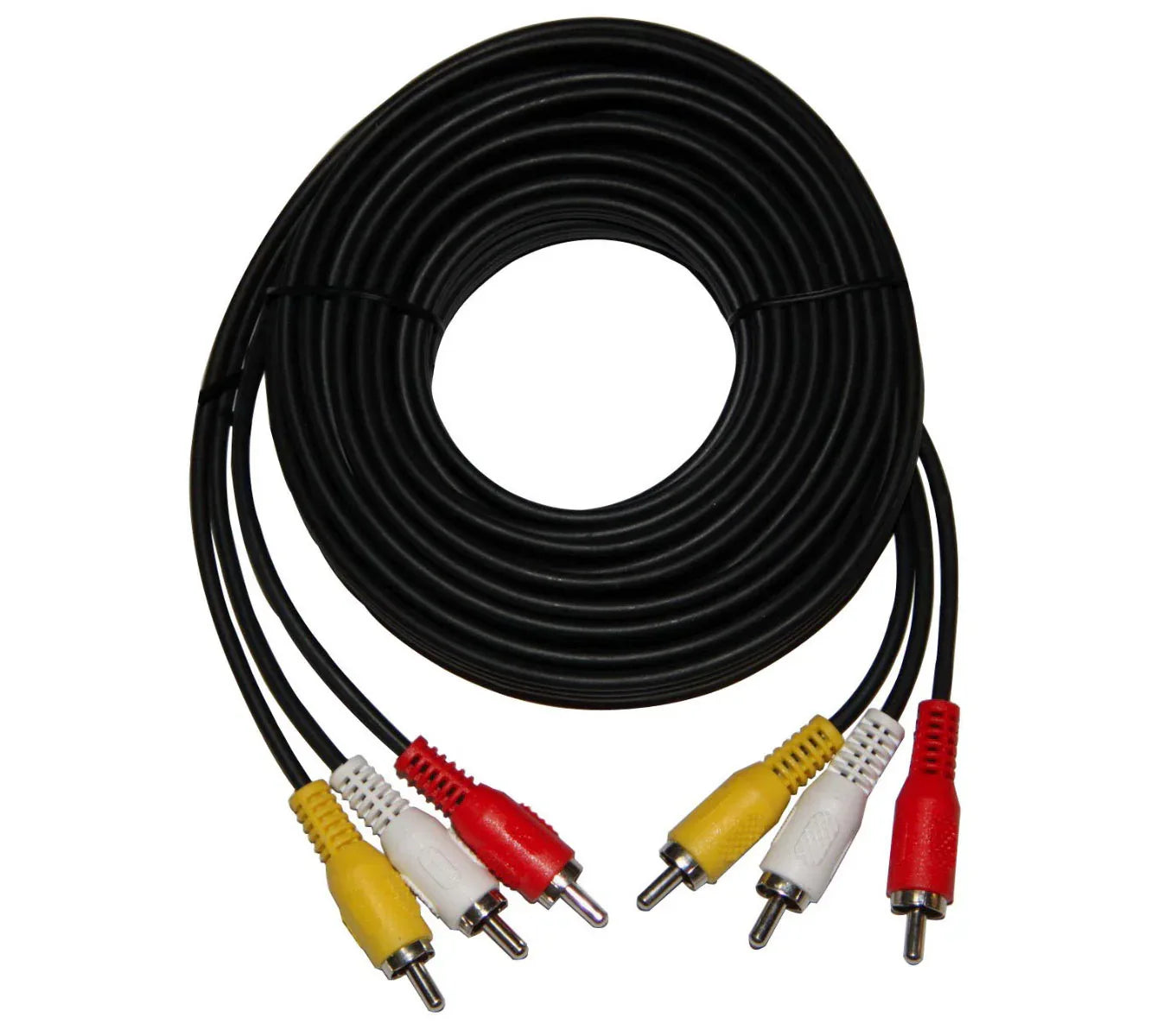 Cable RCA audio / video stereo 3x3 - Tecatech-uy