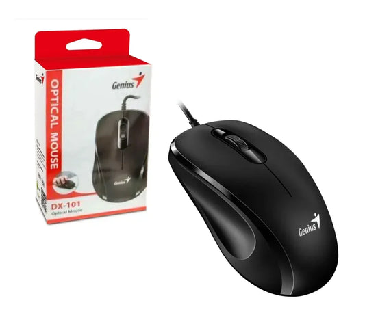 Mouse Genius DX-101 USB negro - Tecatech-uy