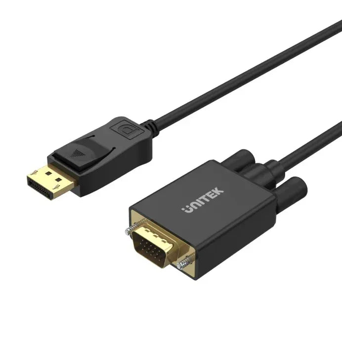 Cable Unitek DisplayPort a VGA 1.8m - Tecatech-uy