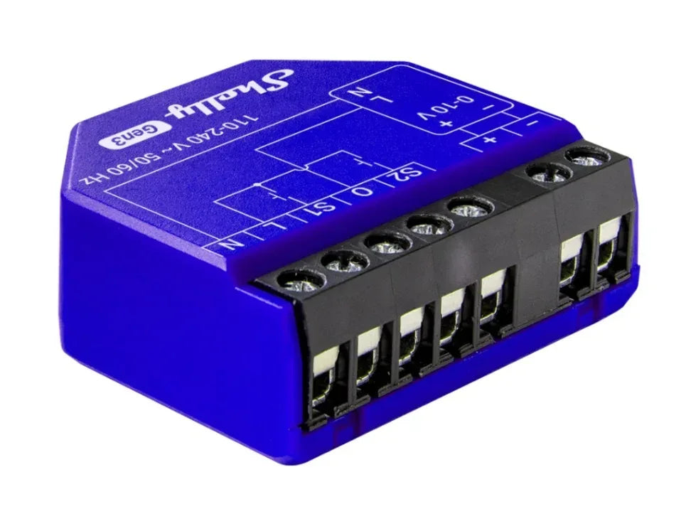 Dimmer Shelly GEN3 PM Wi-fi - Tecatech-uy
