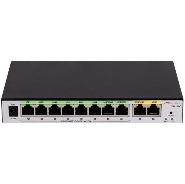 Router Hikvision All in One 10 puertos PoE