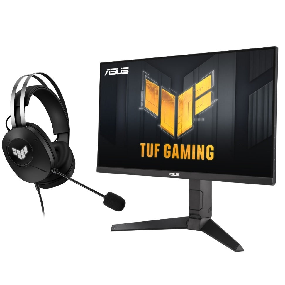 Combo Gaming Asus: Audífonos TUF H1 II + Monitor 23.8 Full HD 180Hz