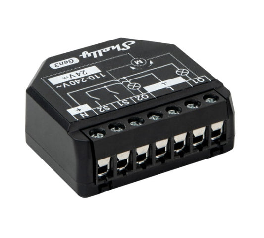 Rele Shelly 2PM GEN3 Wi-fi Dual - Tecatech-uy