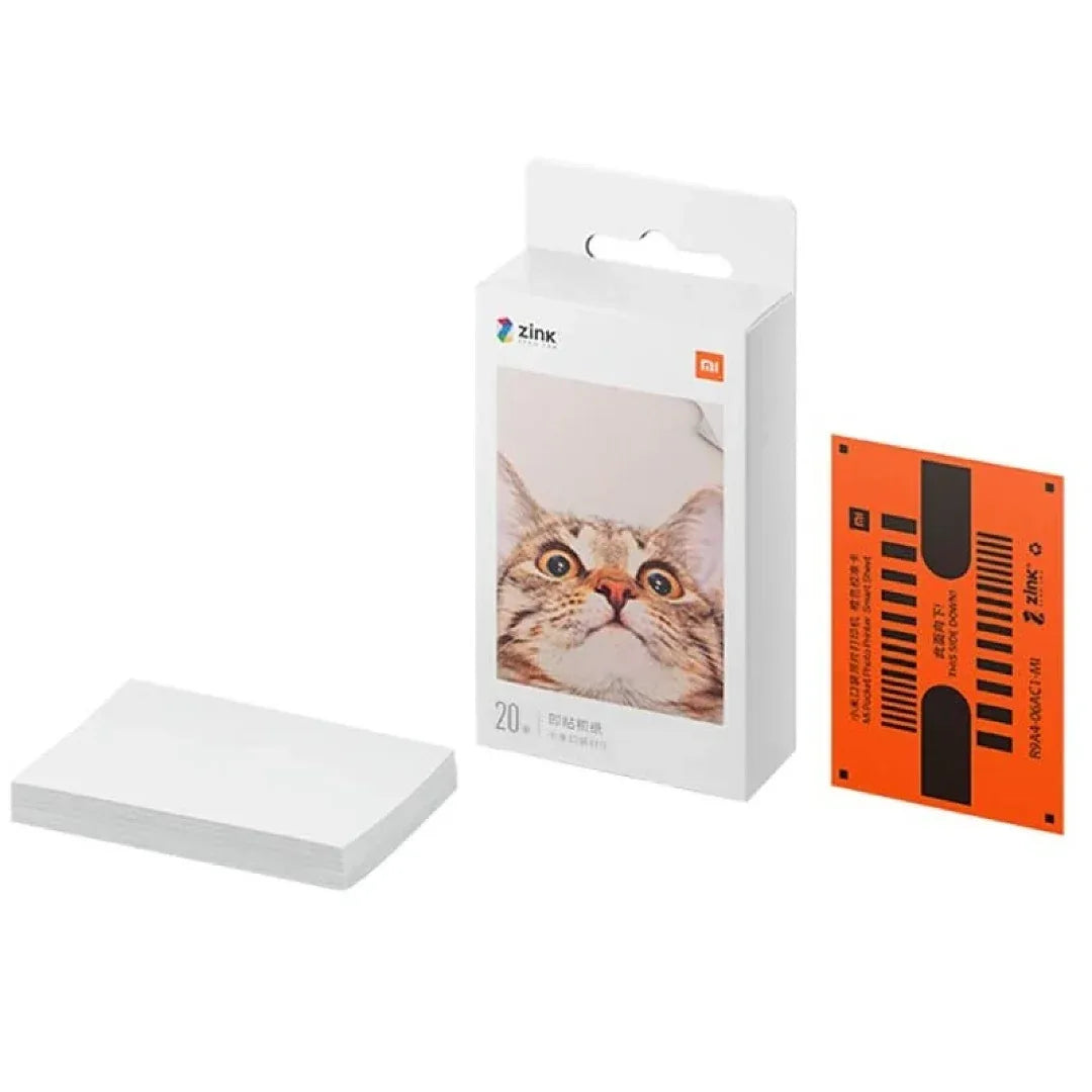 Papel Para Impresora de Fotos Portátil Xiaomi (20 hojas) - Tecatech-uy