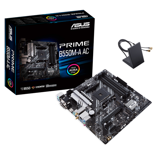 Motherboard Asus Prime B550M-A AC AM4 DDR4 Micro-ATX WiFi