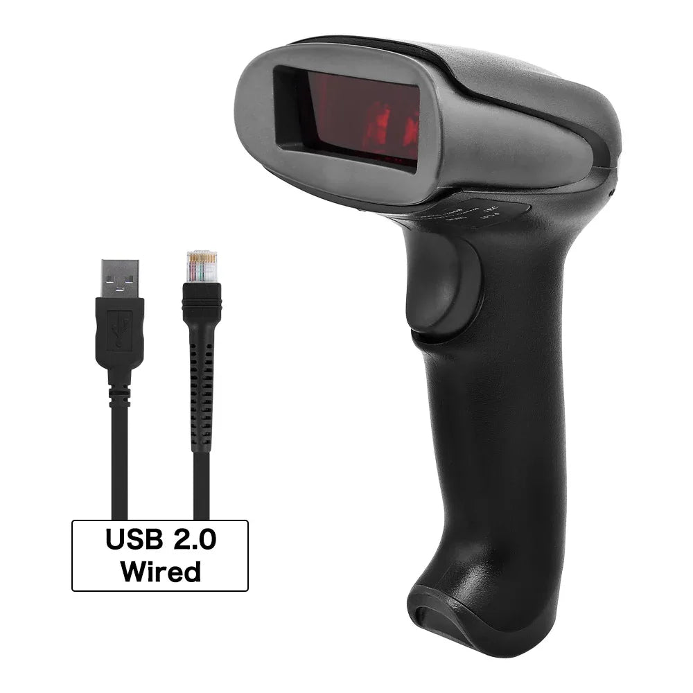 Lector de código de barras Netum 1D Laser USB económico - Tecatech-uy