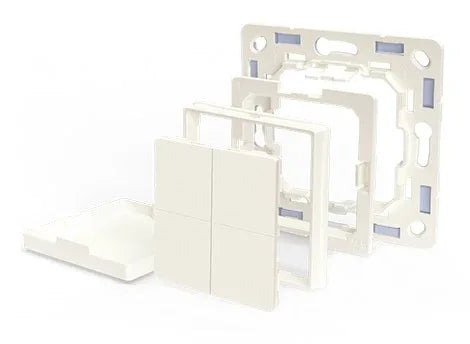 Control Smart Shelly BLU Wall Switch 4 Bluetooth - Tecatech-uy