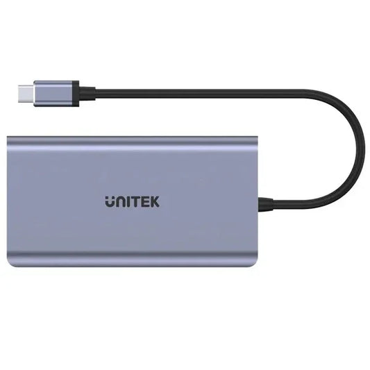 HUB USB-C Unitek 8 en 1 5Gbps con PD 100w - Tecatech-uy