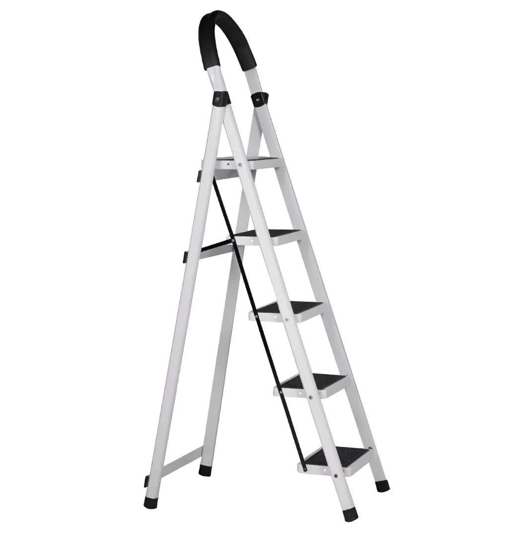 Escalera 5 escalones negra / blanca - Tecatech-uy