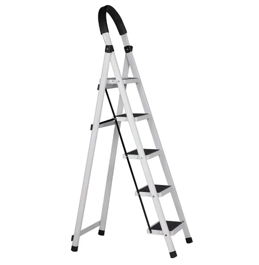 Escalera 5 escalones negra / blanca - Tecatech-uy