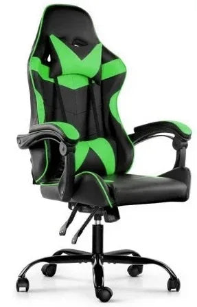 Silla Gamer Lumax ROM negro/verde - Tecatech-uy