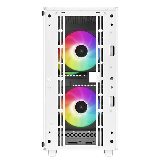 Gabinete Deepcool CC360 ARGB Blanco - Tecatech-uy
