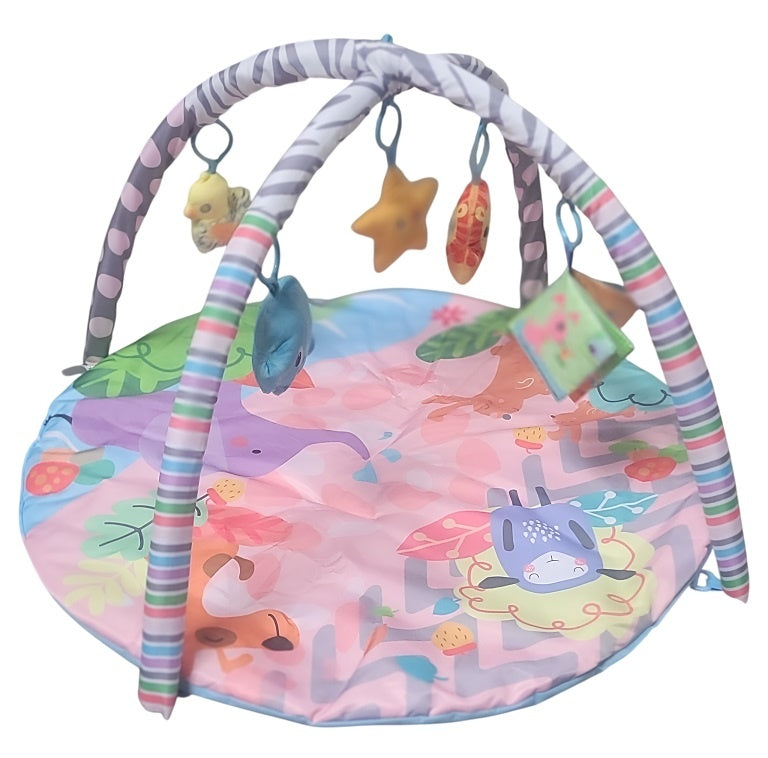 Gimnasio para bebe redondo Tinok Rosa
