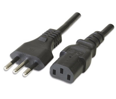 Cable de poder 3 en linea 1,2m - Tecatech-uy