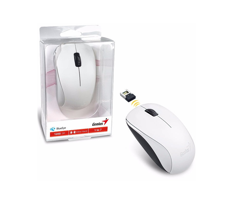 Mouse inalambrico Genius NX-7000 USB blanco