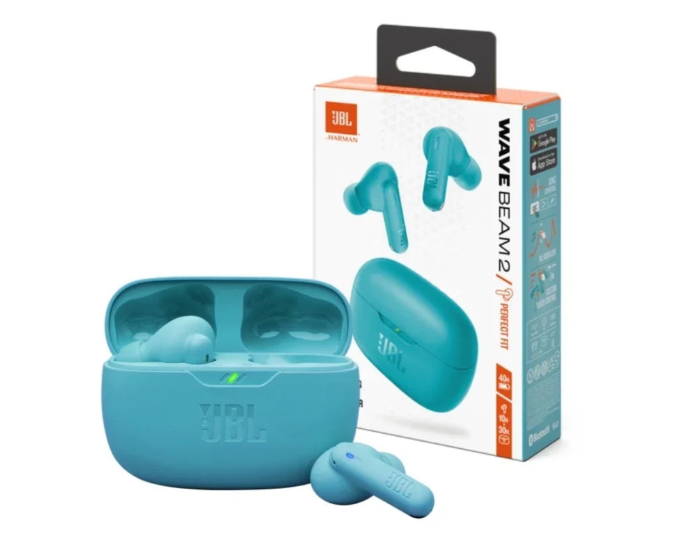 Auricular JBL Wave Beam 2 azul Bluetooth - Tecatech-uy