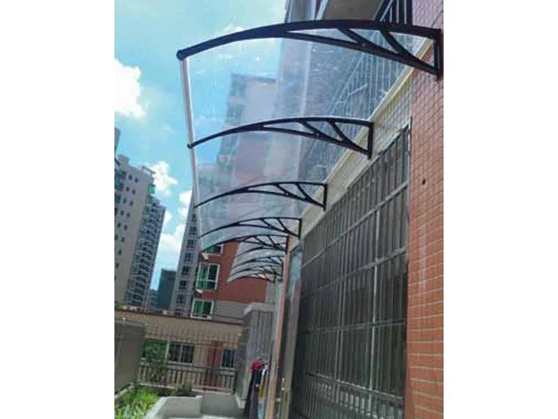 Alero transparente de policarbonato - Tecatech-uy