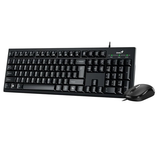 Combo Genius KM-100SE teclado y mouse negro usb - Tecatech-uy