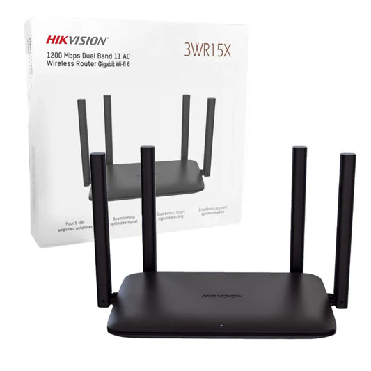 Router Hikvision Wifi-6 Gigabit 1500M dual band - Tecatech-uy