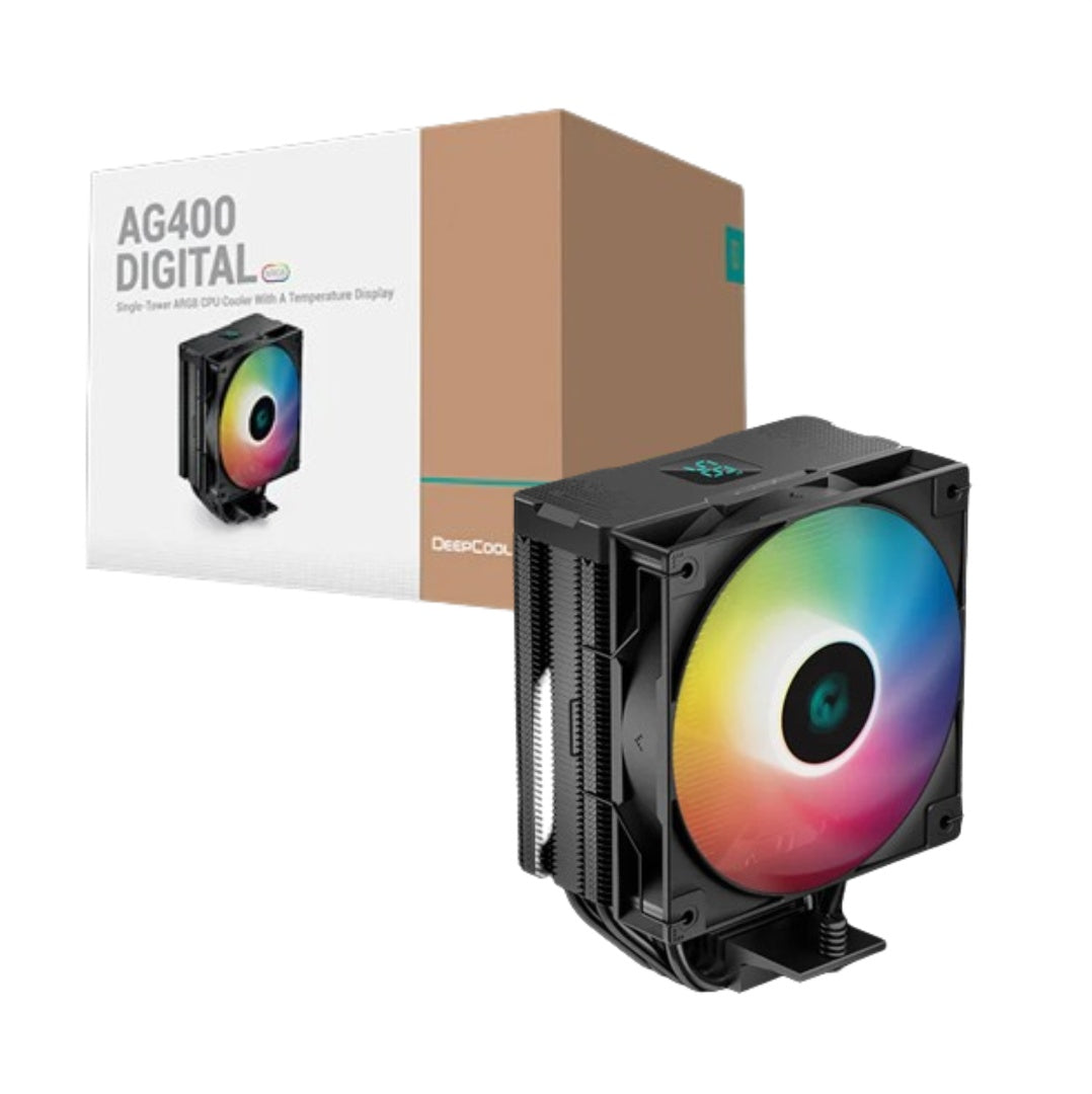 Cooler Deepcool AG400 Digital Negro ARGB